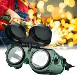 Silicon Green Flexible Welding Safety Goggles