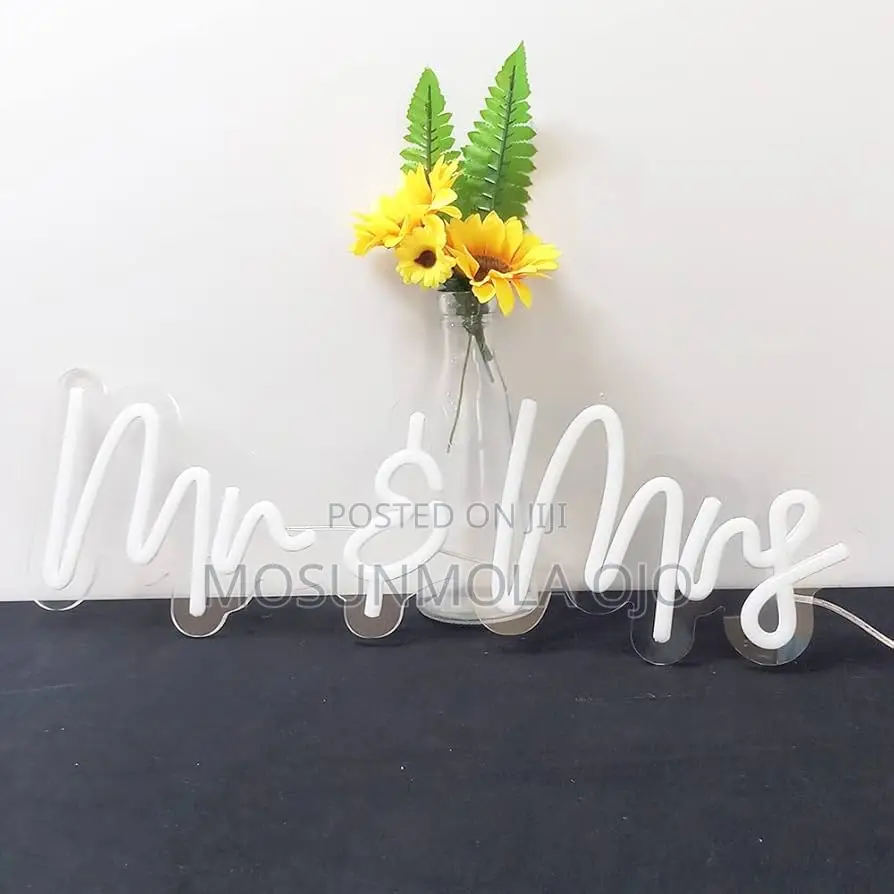 Mr Mrs Dimmable Neon Sign