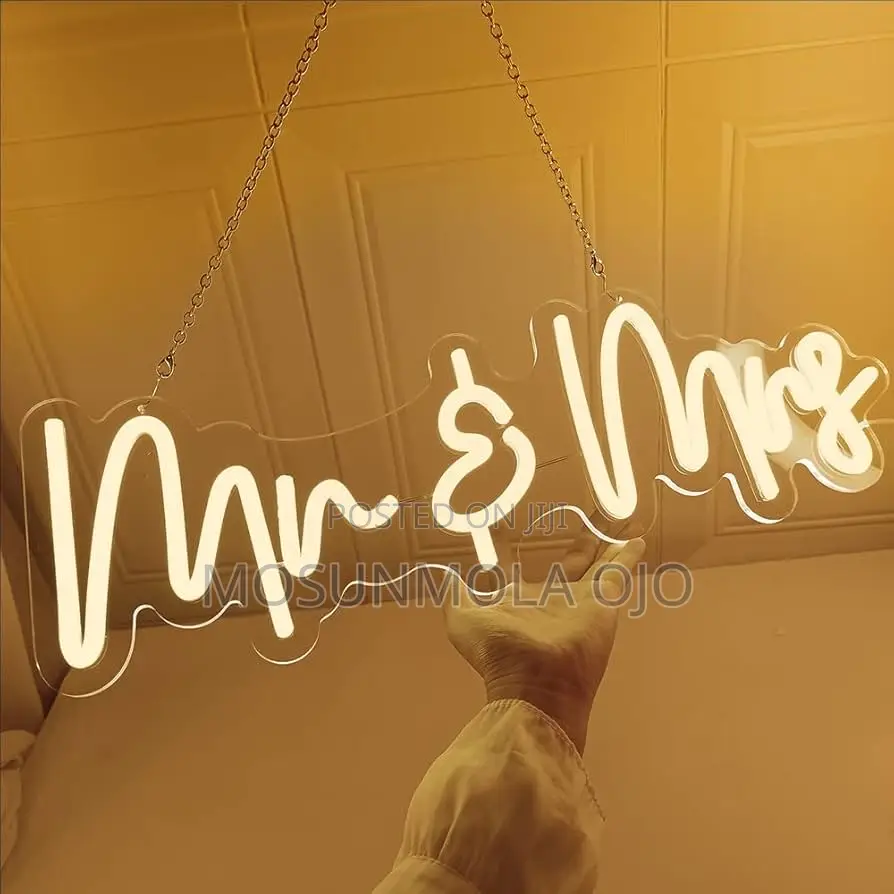 Mr Mrs Dimmable Neon Sign