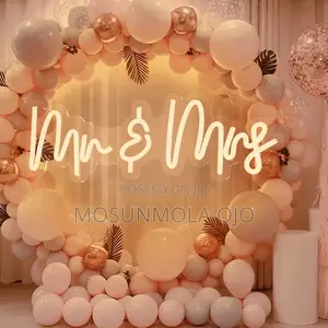 Mr Mrs Dimmable Neon Sign
