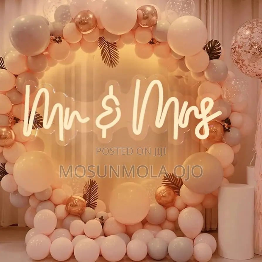 Mr Mrs Dimmable Neon Sign