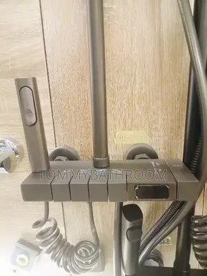 Gray Standing Shower