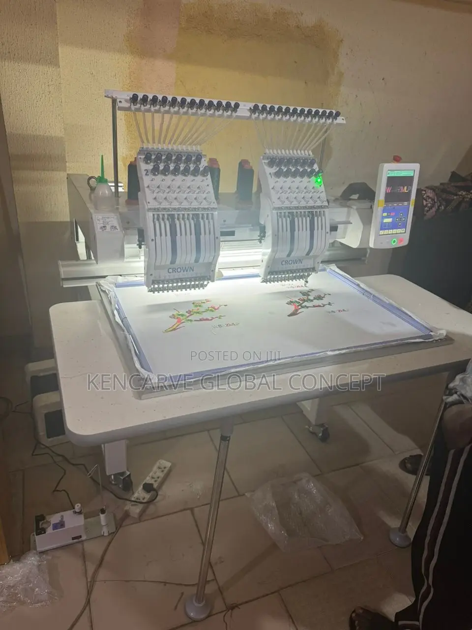Crown 2head Monogramming Machine