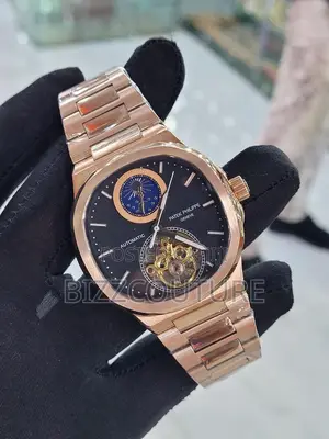 Original PATEK PHILIPPE Geneve Automatic Gold Chian Watch