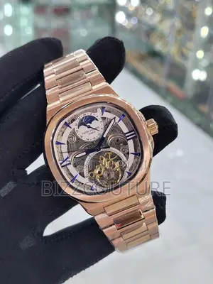 Original PATEK PHILIPPE Mechanical Rose Gold Chain Watch