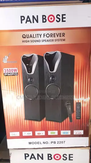 High Sound Speaker System. Bluetooth and Remote Control