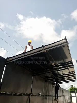 Steel Structural Works, Canopy, Warehouse Steel Roofing