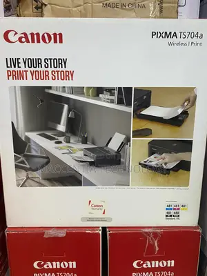 Canon Pixma Ts704 Wireless Photo Cd Id Card A4 Paper Print