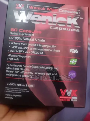 Wenick Man Herbal Libido Booster Supplement for Men-60 Caps
