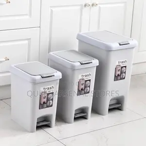 Plastic Pedal Dustbin -- 10l, 15l, 20l