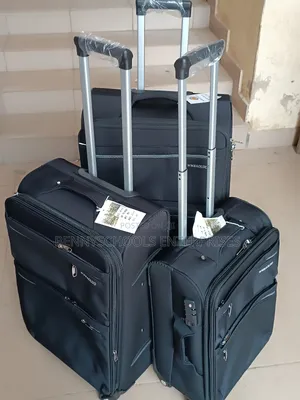 Set of 3 Imported Quality Travelling Luggage Boxes 5 Wheels