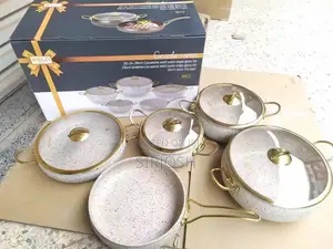 Quality Gold Handle Induction Pot
