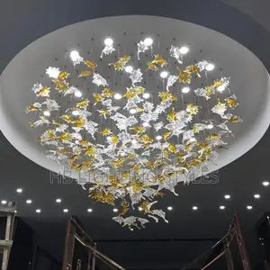Maple Leaf Art Decorative Hanging Lamp