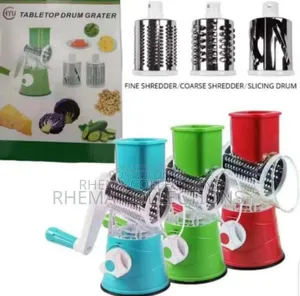 Quality Table Top Drum Grater/Slicer/Cutter/Shredder