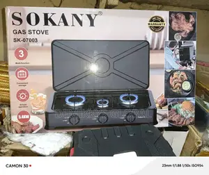 Sokany Gas Stove 3 Burner