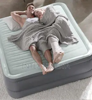 Inflatable Queen Size Air Mattress + In-built Electric Pump