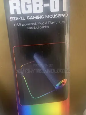 Rgb Backlit Gaming Mouse Pad