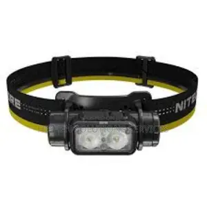 Headlight With Red Light Motion Sensor