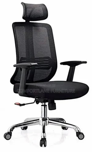 Office Swivel Chair With Net and Head Rest