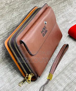 Original Louis Vuitton Zip Brown Leather Handbag in Store