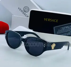 Original Versace Eye Wear Black Frame Tinted Sunglasses