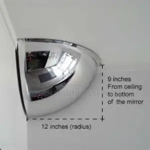Security Acrylic Convex Mirror For Blindspot (18 Inch)