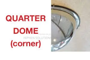 Safety Mirror Indoor Quarter Dome Convex 90deg