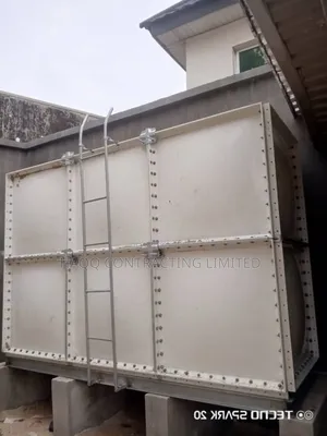 10,000 Litres Water Tank (Fibreglass) Construction