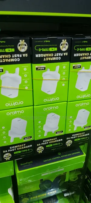 Oraimo Compact Fast Charging Charger With Micro-Usb Type C