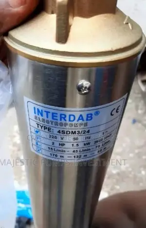 2hp Sumersible Pump Single Phase Interdab