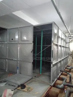 Fibreglass Reinforced Water Tank Construction in Lagos