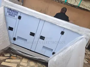 $% Perkins Diesel Soundproof Gen Model Sp30kva 100% Copper