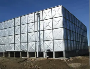 Industrial Fibreglass Reinforced Water Tank Construction