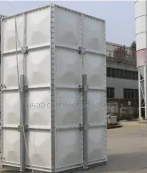 Fibreglass Reinforced Water Storage Tank Construction, Lagos