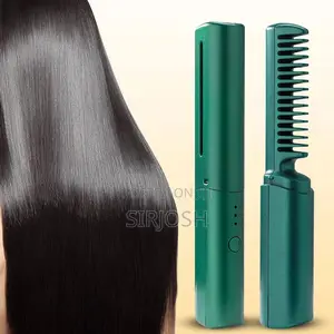 Rechargeable Hot Comb Hair Straightener