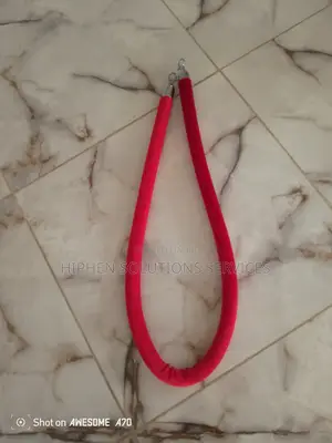 Red Crowd Control Rope Barrier For Red Carpet Events