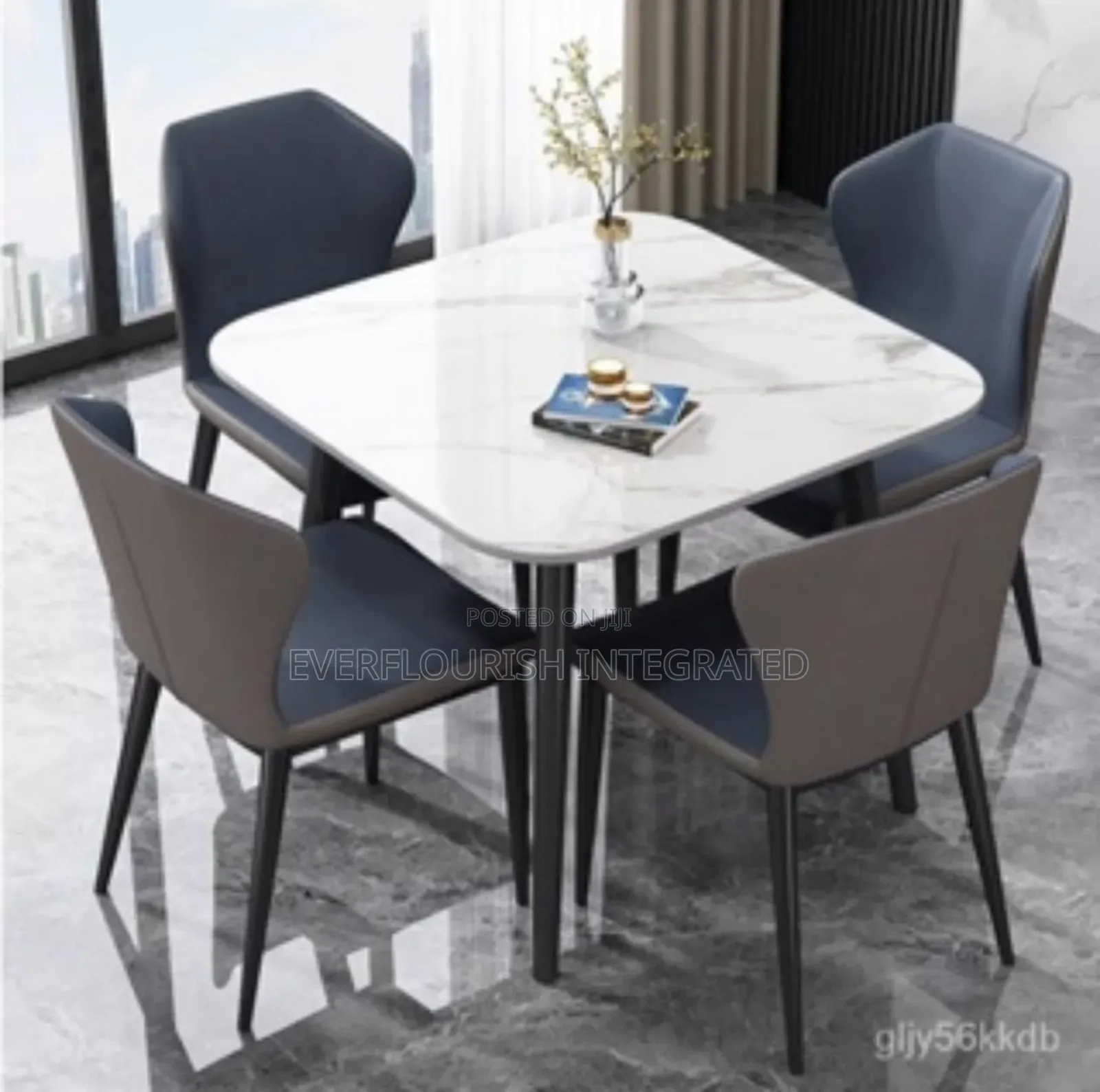 Dining Table Set With 4 Chairs