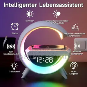 Bluetooth Speaker With Wireless Charging and RGB