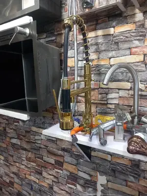 Spring Gold Sink Mixer