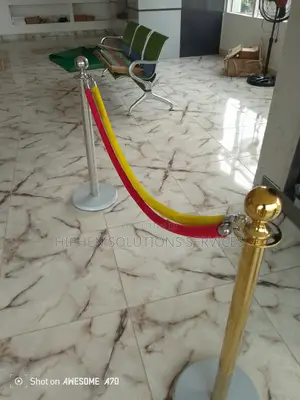 Stanchion Rope, Red Rope Safety Barrier For Movie Theaters