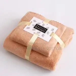 2in1 Towel , Absorbs Water Very Well