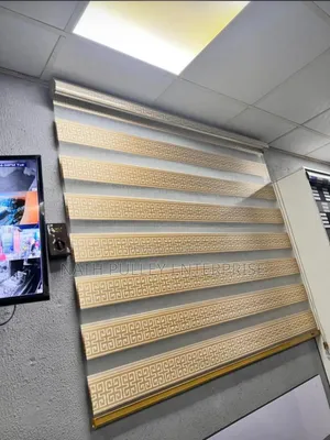 Cartoon Brown Day and Night Blinds