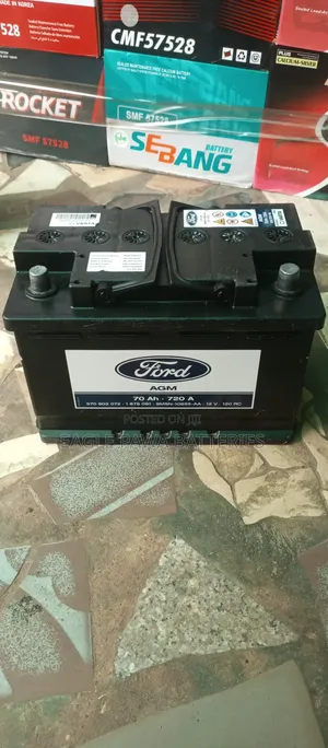 Agm Ford Car Battery 70ah