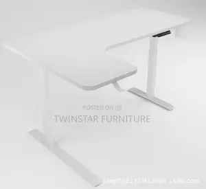 New Modern L Shape Adjustable Electric Table 1.4mtr