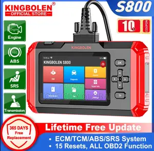 KINGBOLEN S800 Car Diagnostic Tool Full OBD2 Scanner ABS SRS