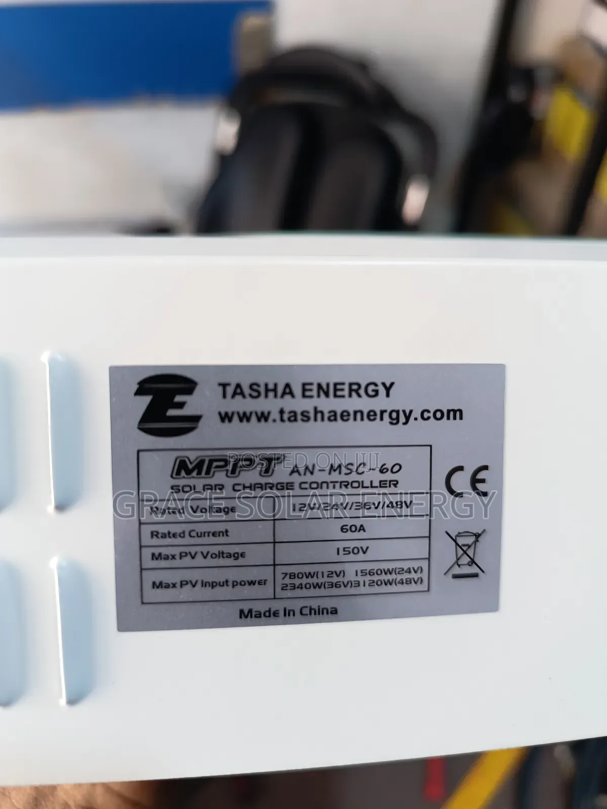 60A Tasha Energy MPPT Charge Controller