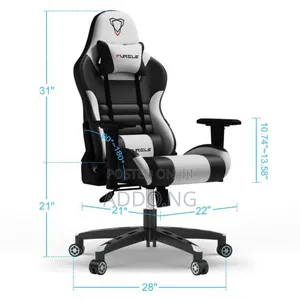 Home and Office Gaming Chair With Footrest