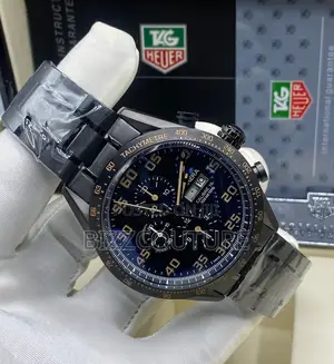 Original Carrera Calibre 16 Chronograph Silver Chain Watch