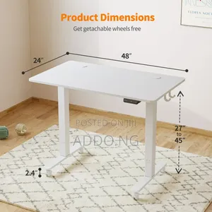 Home and Office Electric Adjustable Desk 1.2 Meter
