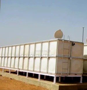 Industrial Fibreglass FRP Water Storage Tank Construction